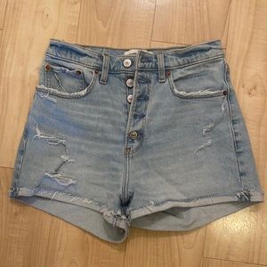 A&F Curve Love High Rise Mom Shorts